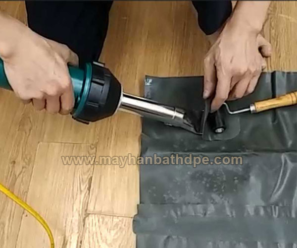 Máy hàn bạt xe tải cầm tay