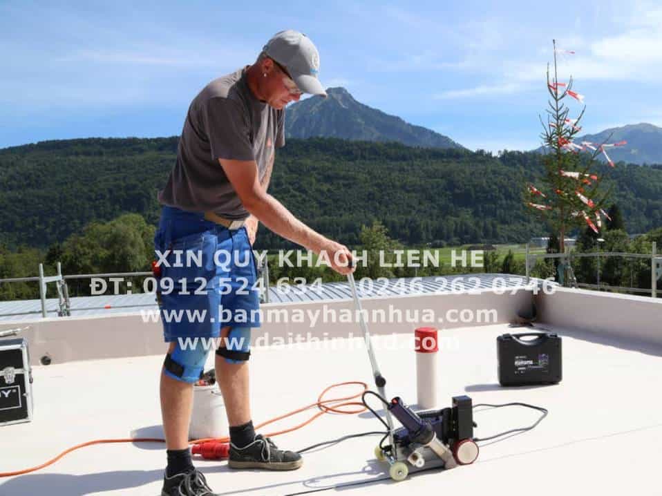 Máy hàn bạt nhựa Weldy RW3400 - Máy hàn bạt nhựa, máy hàn màng nhựa chống thấm
