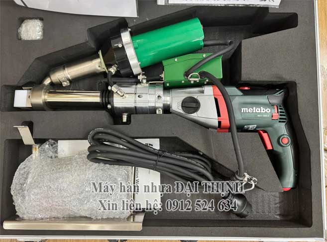 Máy hàn đùn nhựa chuyên dụng LST610A trang bị động cơ Metabo bền khỏe