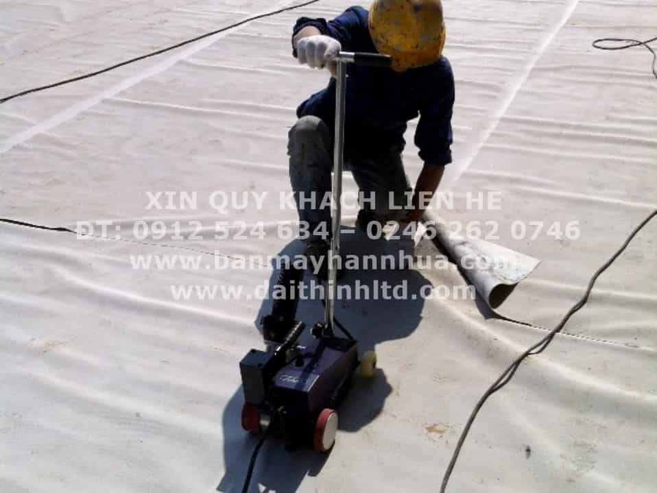 Máy hàn bạt nhựa Weldy RW3400 - máy hàn màng nhựa chống thấm PVC/TPO/EVA