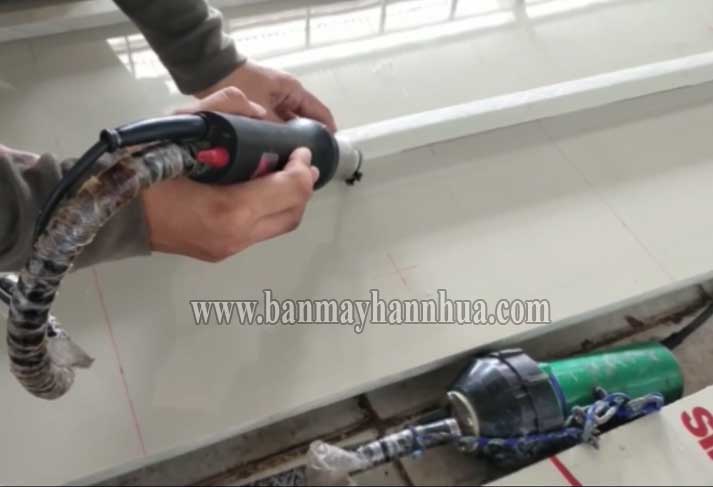 Máy hàn ống nhựa tấm nhựa LST 2000D