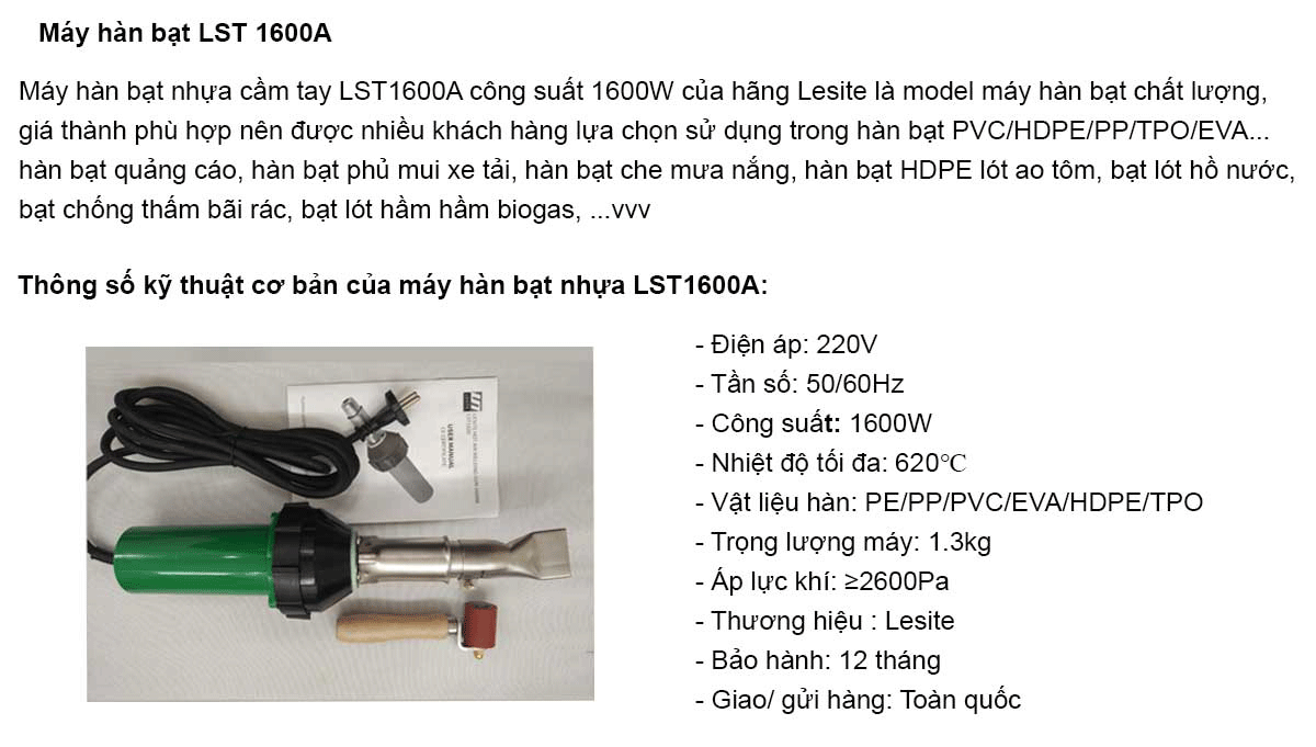 bao gia may han bat nhua cam tay