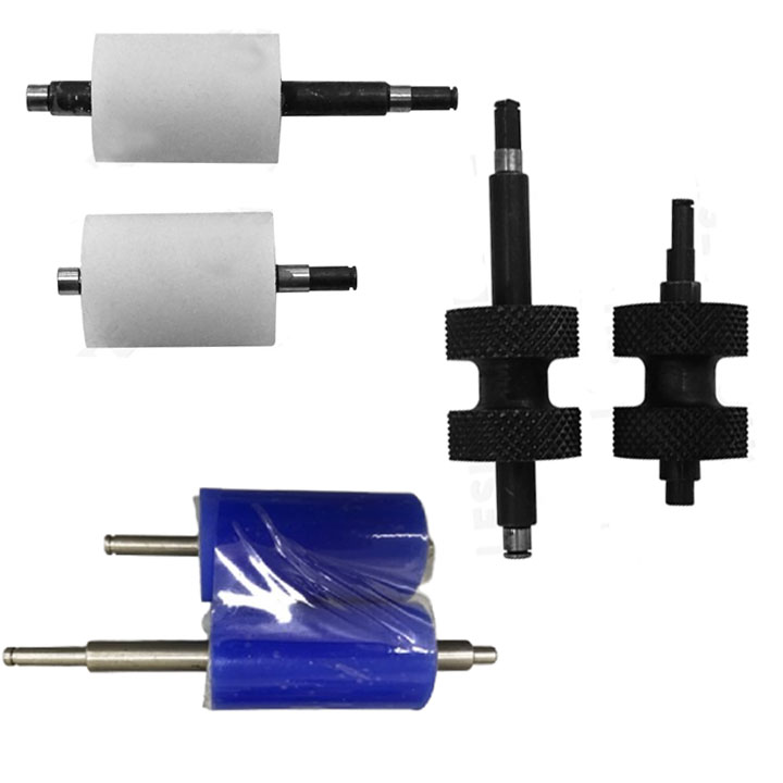 Lu nhựa, Lu thép, rulo nhựa, rulo thép cho máy hàn bạt nhựa JIT800,RFT501