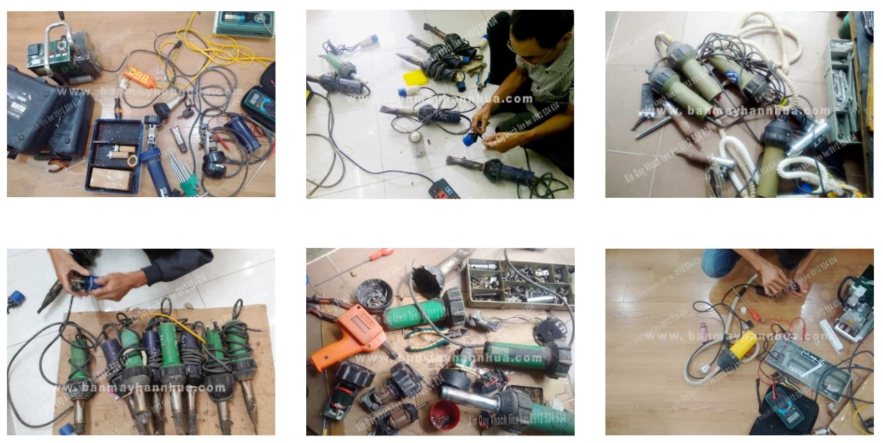 Sửa chữa máy hàn nhựa cầm tay của ĐẠI THỊNH