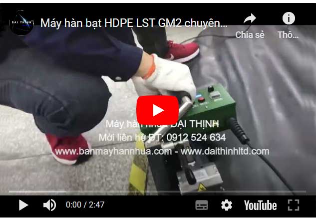 Máy hàn bạt nhựa HDPE LST GM2